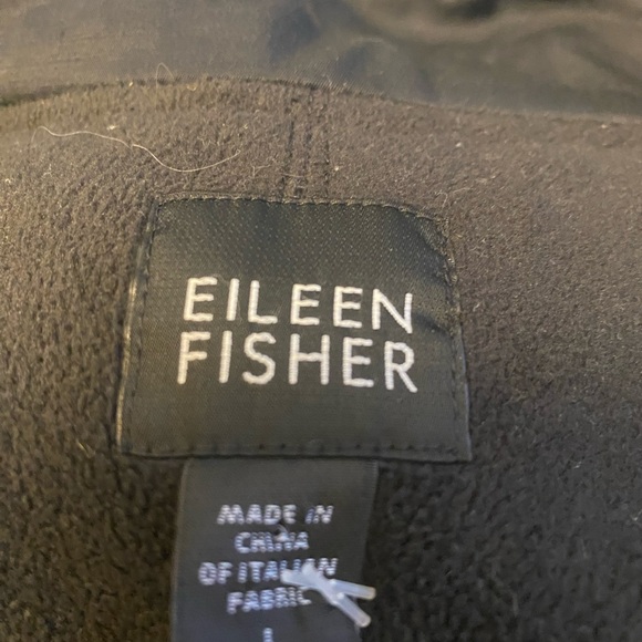 Eileen Fisher funnel neck Asymmetrical jacket - Picture 7 of 15